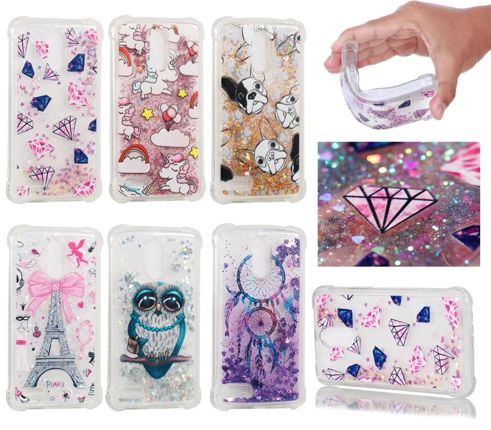 Shockproof Liquid Case for LG Stylus 3 Stylo K10 Pro funda Coque G7 ThinQ K4 K8 2017 2018 Cover Etui |