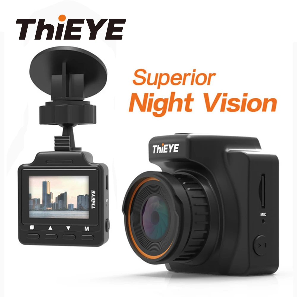 ThiEYE SAFEEL ONE Dash Улучшенный видеорегистратор ночного видения Автомобильный для