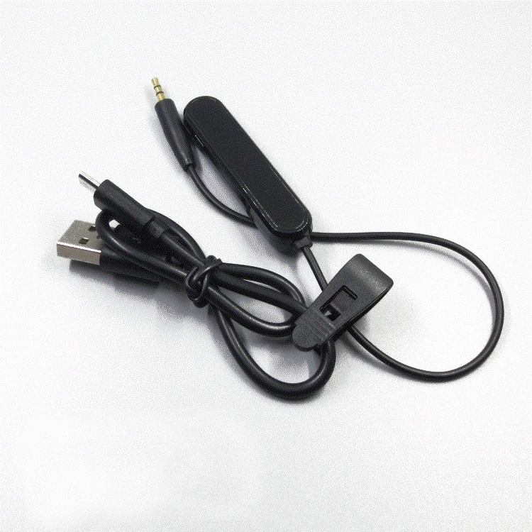 Headphone Cable 3 5mm Jack For Bose QC15 Bluetooth Wireless Audio Transmitter Adapter Cable Earphone Headset Cable Accessories