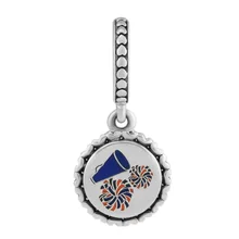 Подвески Cheerleader из стерлингового серебра 925 пробы, Висячие бусины для женщин, подходит для оригинальных браслетов, сделай сам, хорошее очарование, серебро 925, ювелирные изделия