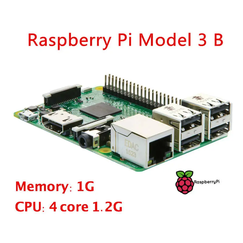 

Element14 Raspberry Pi 3 Model B Board 1GB LPDDR2 BCM2837 Quad-Core Ras PI3 B,PI 3B,PI 3 B with WiFi&Bluetooth