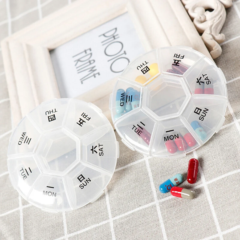 

Portable Mini Pill Case Medicine Boxes Travel Home Medical Drugs Tablet Empty Container Home Holder Cases