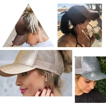 

Women Baseball Hat Shining Sun Protective Breathable Mesh Hat for Summer TC21