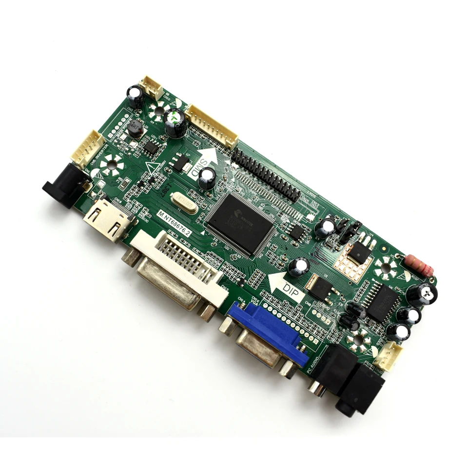 Lusya HDMI DVI VGA аудио интерфейс контроллер плата привода Набор для панели 14 дюймов