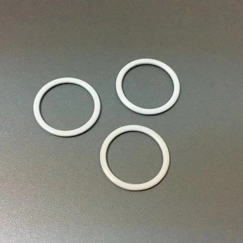 

Mling 18mm Large Bra Rings for Wider Straps White Round Rings Coated Metal Rings Sewing Supplies Garment Accessories 30pcs/lot