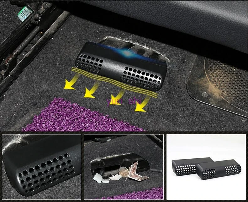 2 pcs ABS Car Air Conditioning Decoration Outlet Vent Trim Strip Cover Car-styling For BMW 3GT 3 4 Series F30 F34 320 316 328 et