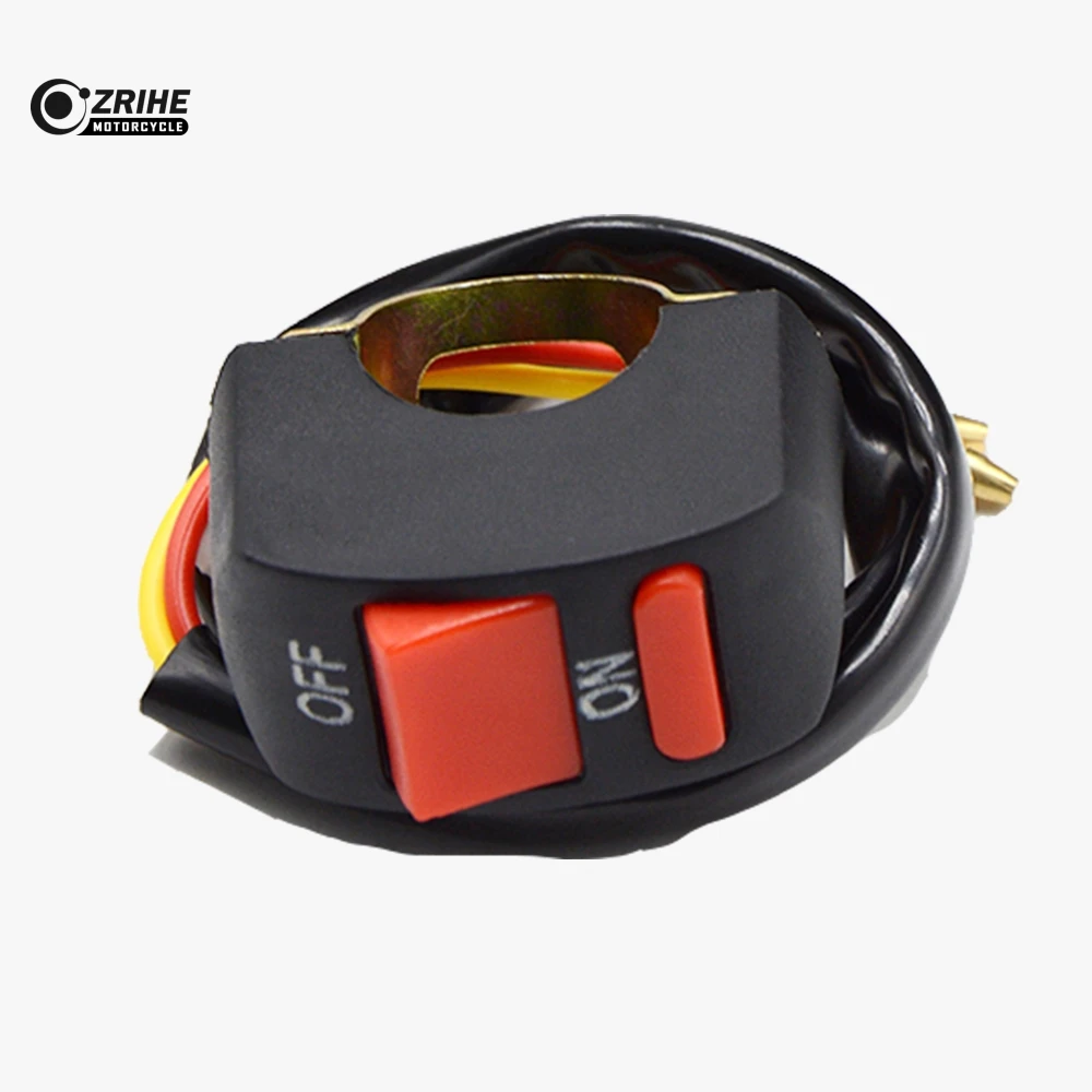 Motorcycle Handlebar Switch ON/OFF Button 12V Headlamp Switch For