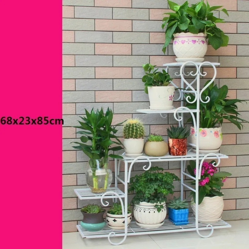 Porta Piante Varanda Decorer Balcone Decoration Metal Raflar Outdoor Sera Shelf Balcon Balkon Plant Stand Flower Iron Rack|Полки для