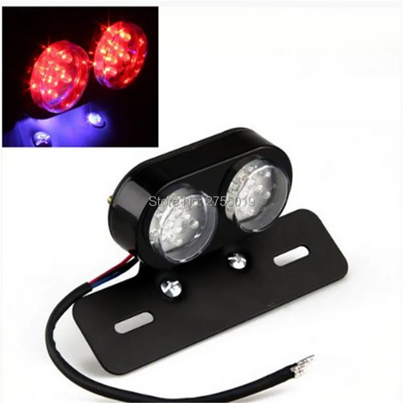 Buy universal motorcycle LED taillights with plate