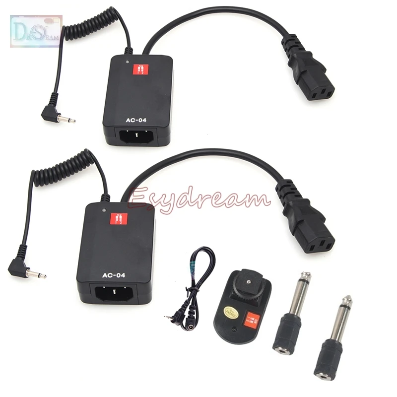 1+2 Wireless Remote Radio Triggers Kit For Studio Strobe Flash