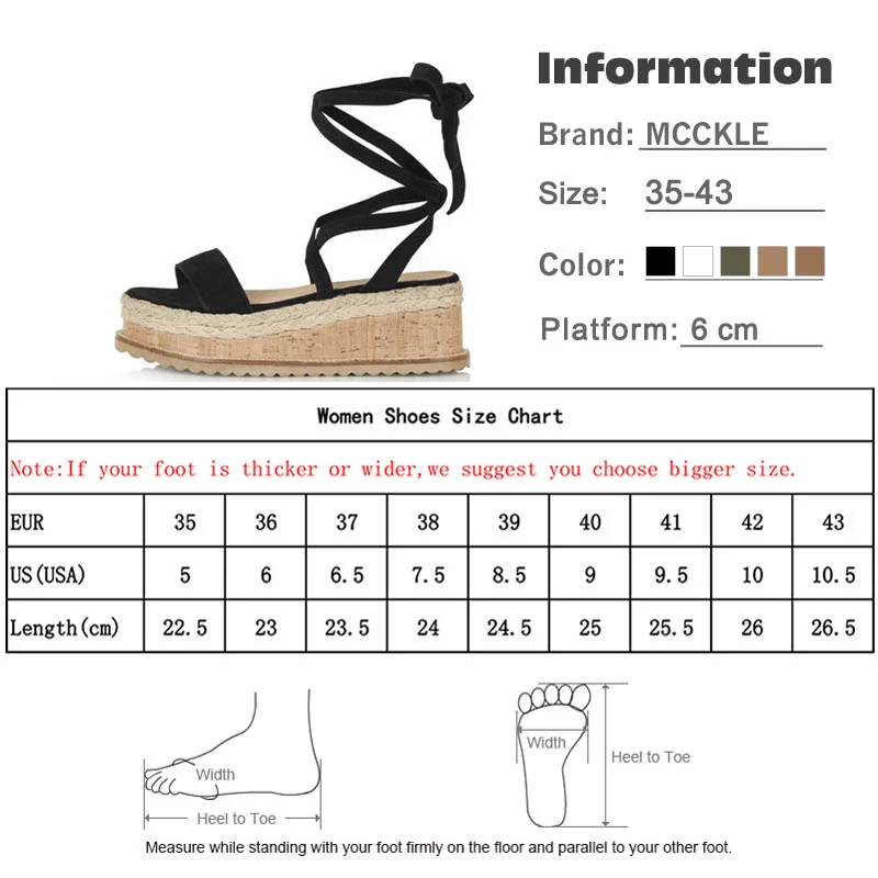 MCCKLE/женские летние сандалии с ремешками на лодыжках; сандалии-гладиаторы с открытым носком и перекрестной шнуровкой; модная женская повседневная обувь на плоской платформе со шнуровкой