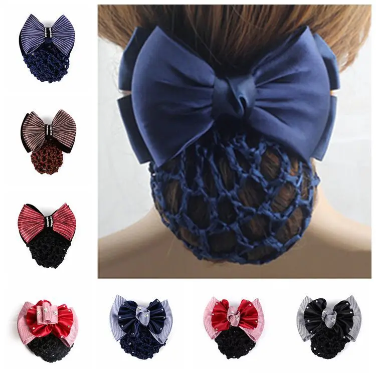2015 Fashion Wedding Party Fast Bun Hair Accessories Satin Ribbon