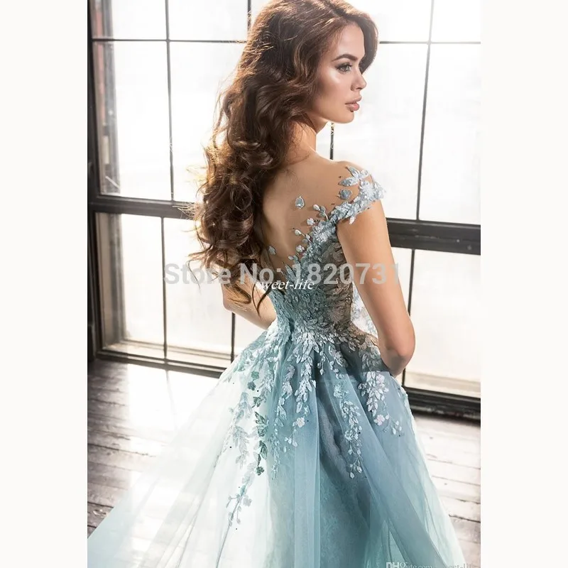 New-Listing-V-Neck-Long-Prom-Dresses-Light-Blue-Appliqued-Formal-Gowns-Prom-Dress (3)