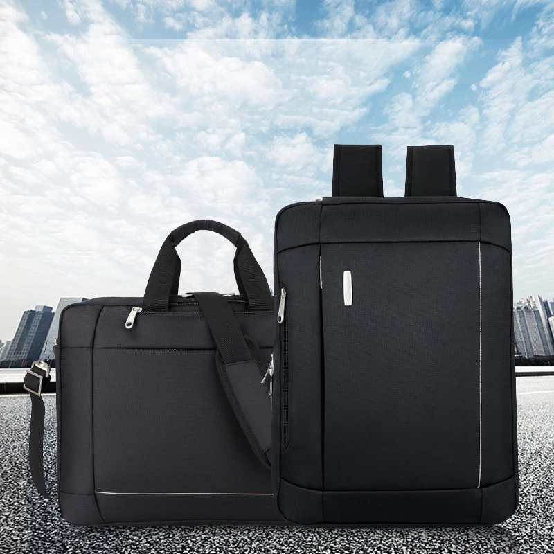 

Multifunctional three-purpose handbag Business notebook computer bag Single shoulder inclined shoulder bag Male shoulder bag