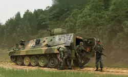 1:35 Китайская армия ZSD89 сборка военная модель колесница ВСКН 82472