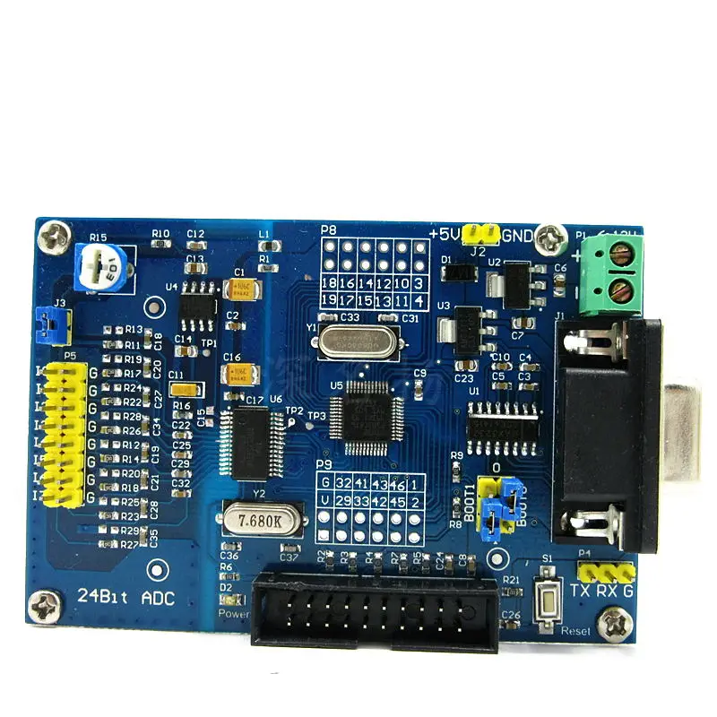 

ADS1256 24 bit AD high precision acquisition module 24 bit ADC STM32F103C8T6 AD module
