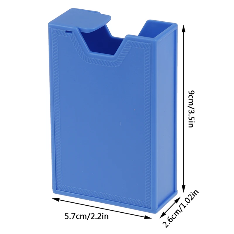 

Hot Sale Transparent Portable Plastic Cigarette Case Wholesale Hold Soft Pack Can Put Cigarette Lighter Cigarette Box