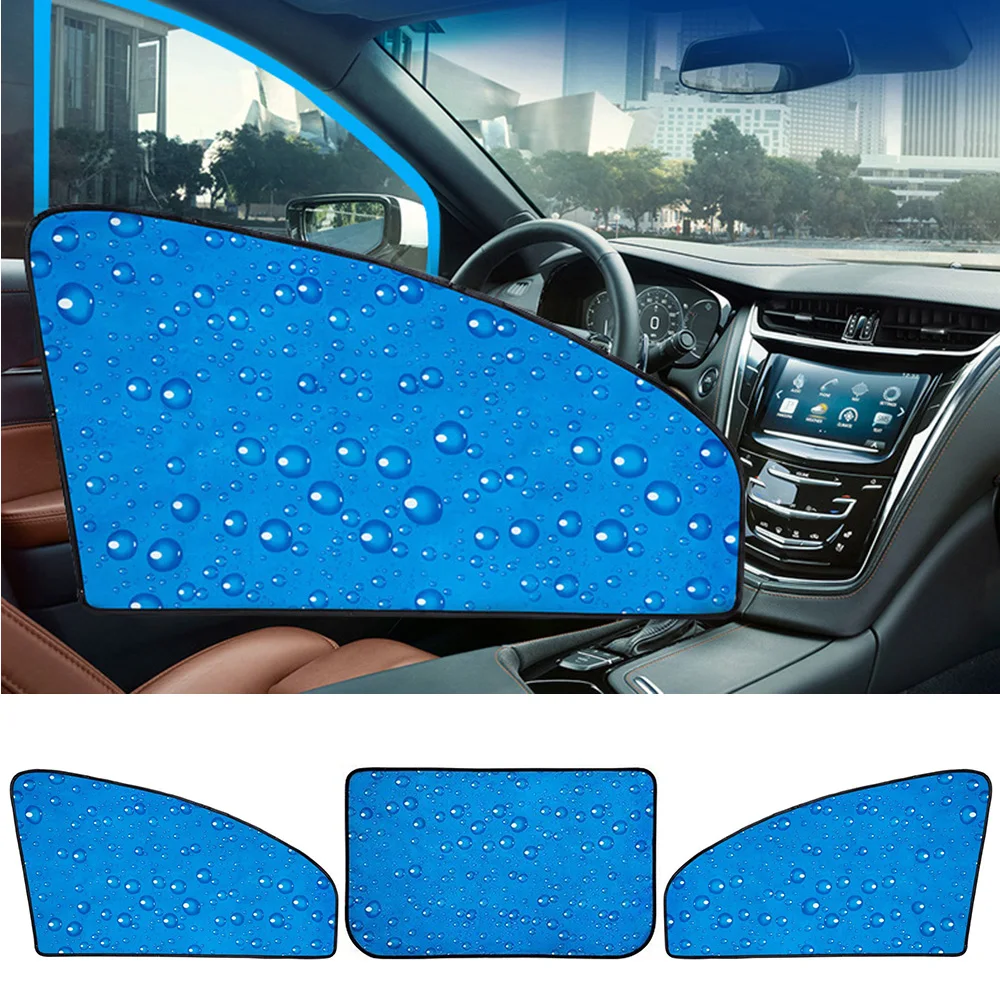 

Single-Layer UV Solar Sun Protection Retractable Magnetic Car Curtains Side Visor Summer Sunshade Window Protector Baby