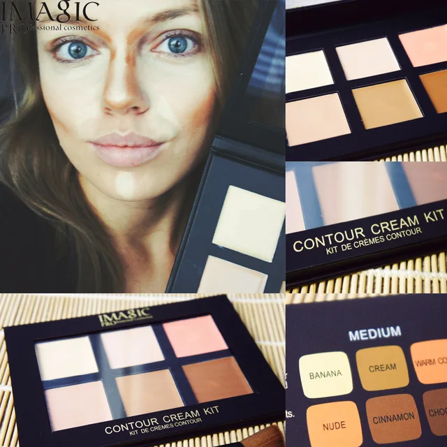 Buy IMAGIC Cream Contour Palette Kit Makeup 6 Colors