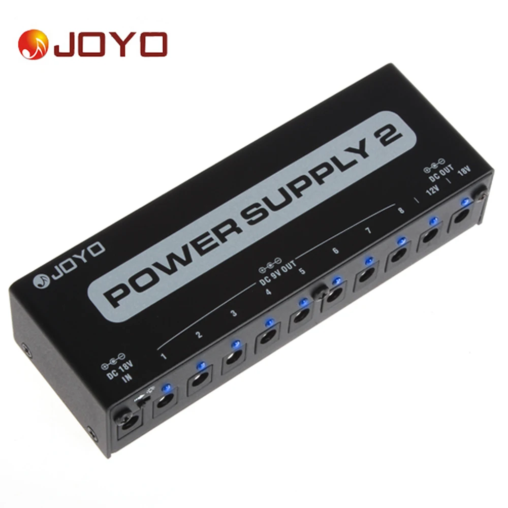JOYO JP 02 Power Supply 2 Portable Mini Guitar Effect Pedals Power Station with 10 Isolated