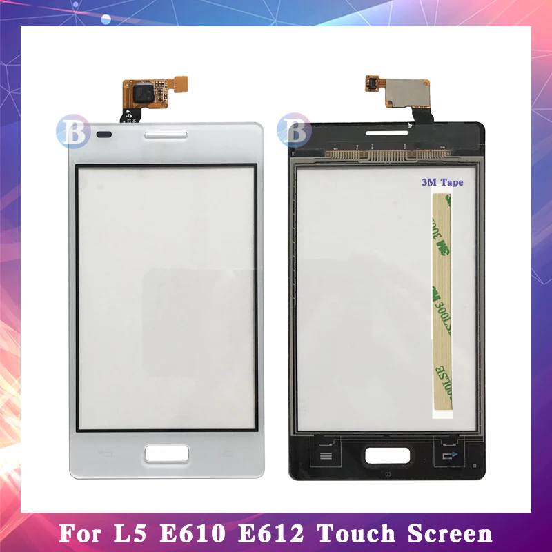 

High Quality 4.0" For LG Optimus L5 E610 E612 and Dual E615 Touch Screen Digitizer Sensor Outer Front Glass Lens Panel
