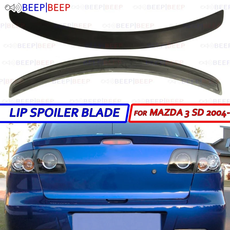 

Lip spoiler case for Mazda 3 Sedan 2004-2008 ABS plastic sport style car styling accessories decoration aero dynamic tuning