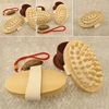 Hand-Held Wooden Body Brush Massager Cellulite Reduction Relieve Tense Muscles New ► Photo 2/6