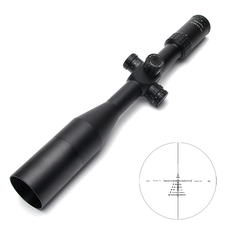 CS 5-25x50 FFP Тактический Riflescope Боковая регулировка параллакса длинный глаз рельеф винтовка область охотничьи прицелы для снайперская