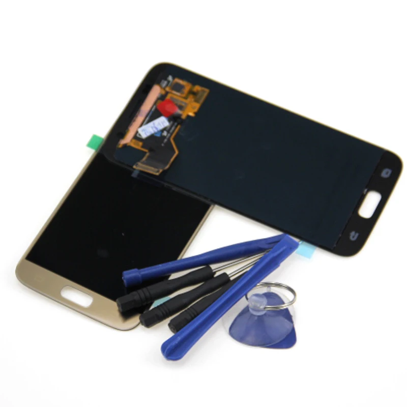 Супер AMOLED экран для SAMSUNG Galaxy S7 ЖК дисплей G930 G930F G930A сенсорный дигитайзер сборка