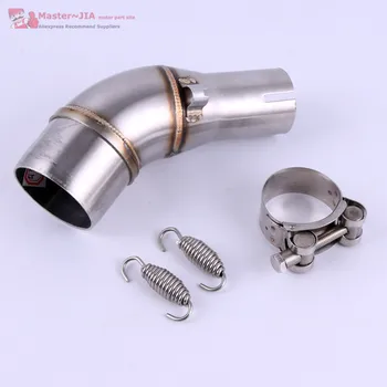 

free shipping Motorcycle Exhaust contact middle pipe for YAMAHA R3 2015-2016 Slip-On