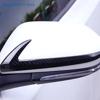 

Chrome Rearview Side Mirror Strip Garnish Trim Cover For Toyota C-HR CHR 2017-18-not fit for mirror with turn signal light