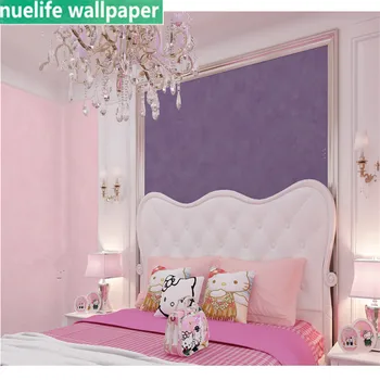 

Simple style solid color style bedroom living room study TV beauty salon shop background wall non-woven waterproof wallpaper