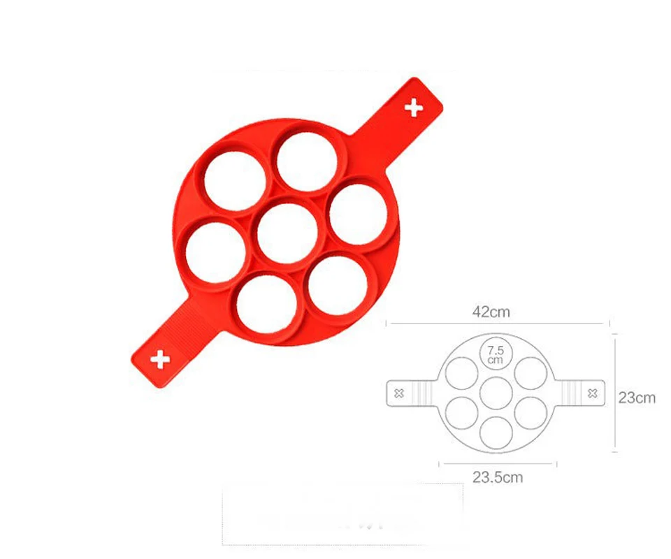 Форма для жарки яиц в виде формы для блинов производитель пресс-форм силиконовые формы с антипригарным покрытием простой Управление блин форма для омлета Кухня аксессуары