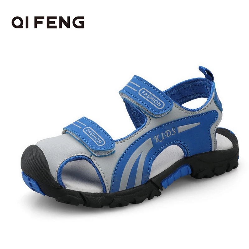 

2019 Children Summer Outdoor Sports Beach Sandalsl Breathable Shoes Trendy Boy Comfortable Footwear Kids School Fashion