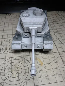 

1:35 3D Paper Model German Tiger P Tank for Porschey Tiger VK4501 Tank World Tank Model DIY Military Collection Gift