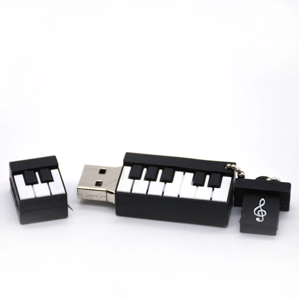 Новые музыкальные инструменты модель USB флешка 4gb8gb16gb32gb64gb микрофон/пианино/гитары Ручка привода флэш памяти stick u диск