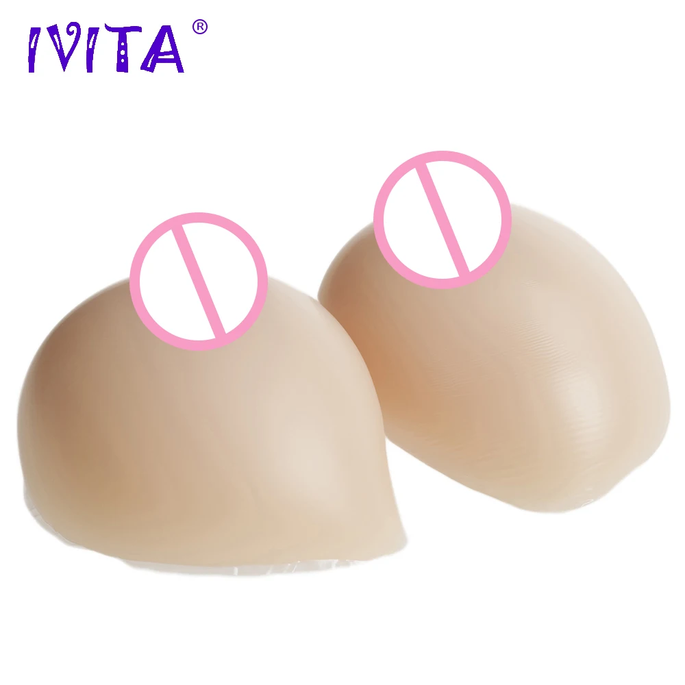 

IVITA 1800g Realistic Silicone Prosthesis Breast Forms Fake Boobs For Crossdressers Transvestite Shemale Mastectomy Enhancer