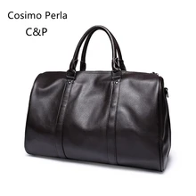 Модная мужская черная сумка для путешествий водонепроницаемая кожаная большая Вместительная дорожная Сумка Многофункциональная Повседневная деловая сумка-тоут