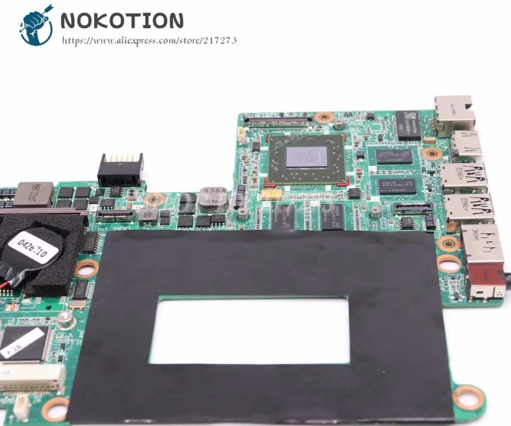 NOKOTION для hp Envy 15 Материнская плата ноутбука DASP7DMBCD0 597597-001 основной плате PM55 HD5830 графика DDR3 Бесплатная Процессор