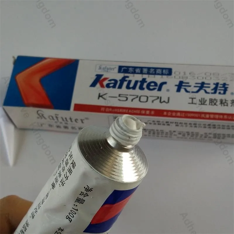 2шт Kafuter 100 г K-5707W элемент фиксированный клей белый силикон промышленные клеи