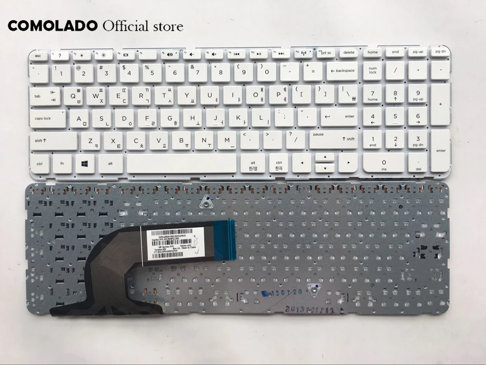 KR Korean keyboard For HP Pavilion 15E 15N 15T 15-N 15-E 15-E000 15-N000 15-N100 15T-E000 White without Frame Keyboard  KR Layout