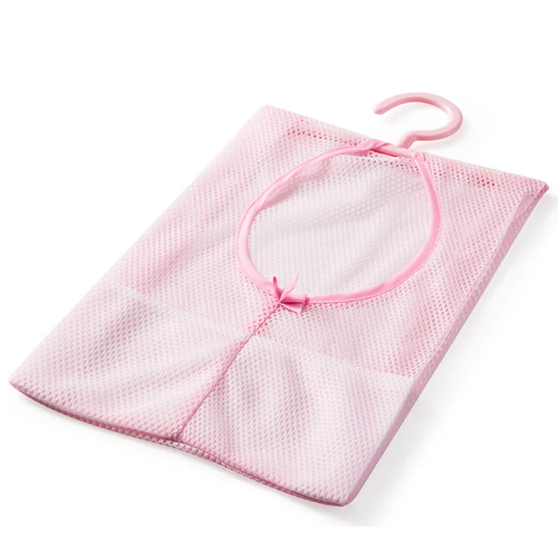 

PP Home Hanging Storage Bag Mesh Net Kids Toy Bedroom Bathroom Organizer Closet
