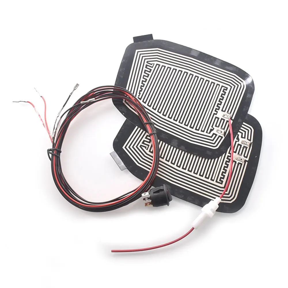 

Car Rear-view Mirror Glass Quick Warm Heated Pad Defogger Remove ice ain\frost Safe Driving In Bad Wheather