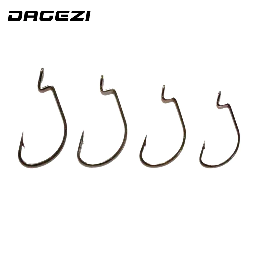 Рыболовные крючки DAGEZI HOT 50 шт./лот из высокоуглеродистой стали острые Крючки с