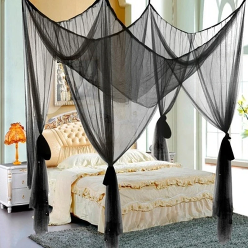 Elegant Classical Mosquito Curtain Net Four Sides Opening Way Oversized