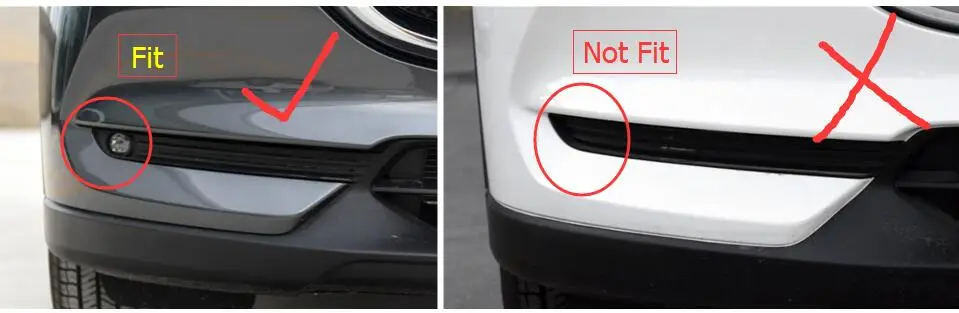 2 шт. передние противотуманные светильник для Mazda CX5 2017 2020|accessories for mazda|accessories mazda