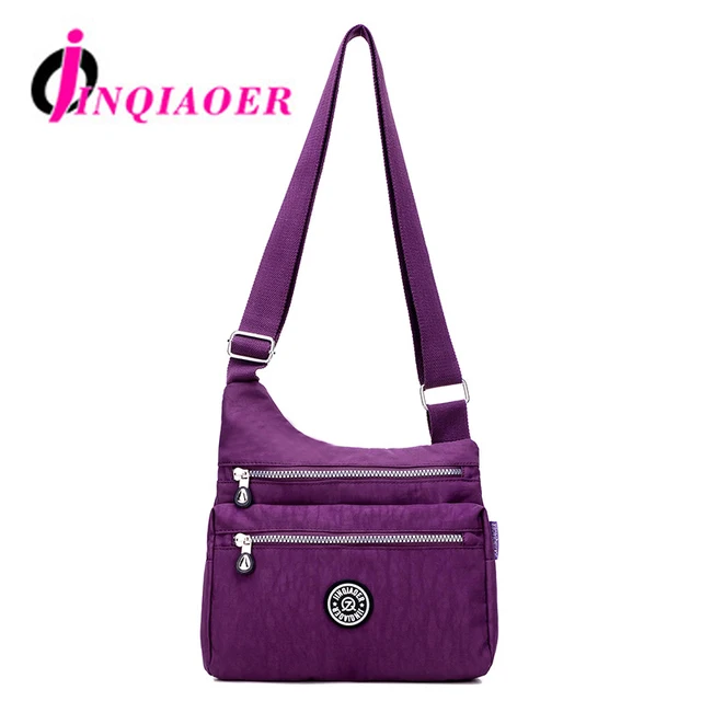 Jinqiaoer Women Crossbody Bags Female Messenger Bag Nylon Top Jinqiaoer Women Crossbody Bags Female Messenger Bag Nylon Top Handle Shoulder Las Handbags