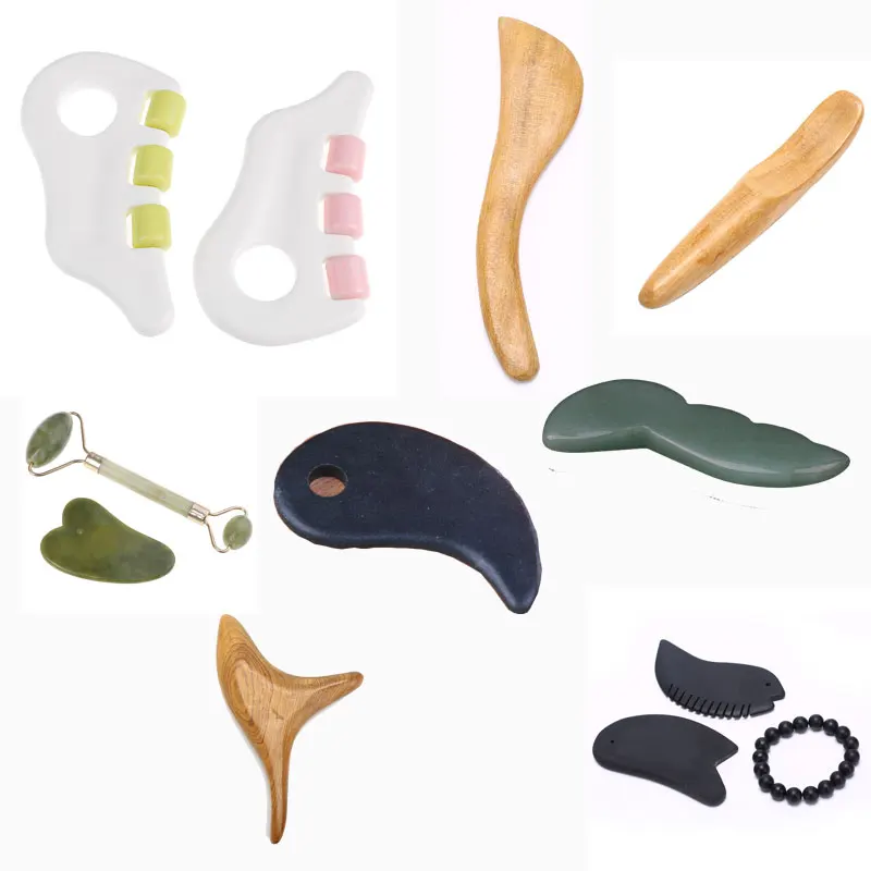 

Gua Sha Scraping Massage Tool Body Massager Guasha Board SPA Acupuncture Scraper for Face Back Arm