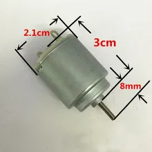 6PCS/lot Micro 130 pony up to four drive DC motor small motor production of 3V 1 pcs new mini 130 dc motor micro motor for diy four wheel motor small drive robotic scientific experiments