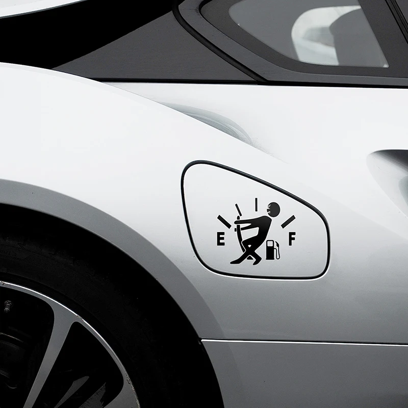 Universal Funny Car Sticker Pull Fuel Tank Pointer Car Styling Stickers To Full Hellaflush Reflective Vinyl Car Sticker Decal (8)